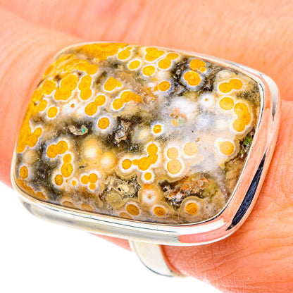 Ocean Jasper Rings handcrafted by Ana Silver Co - RING91592