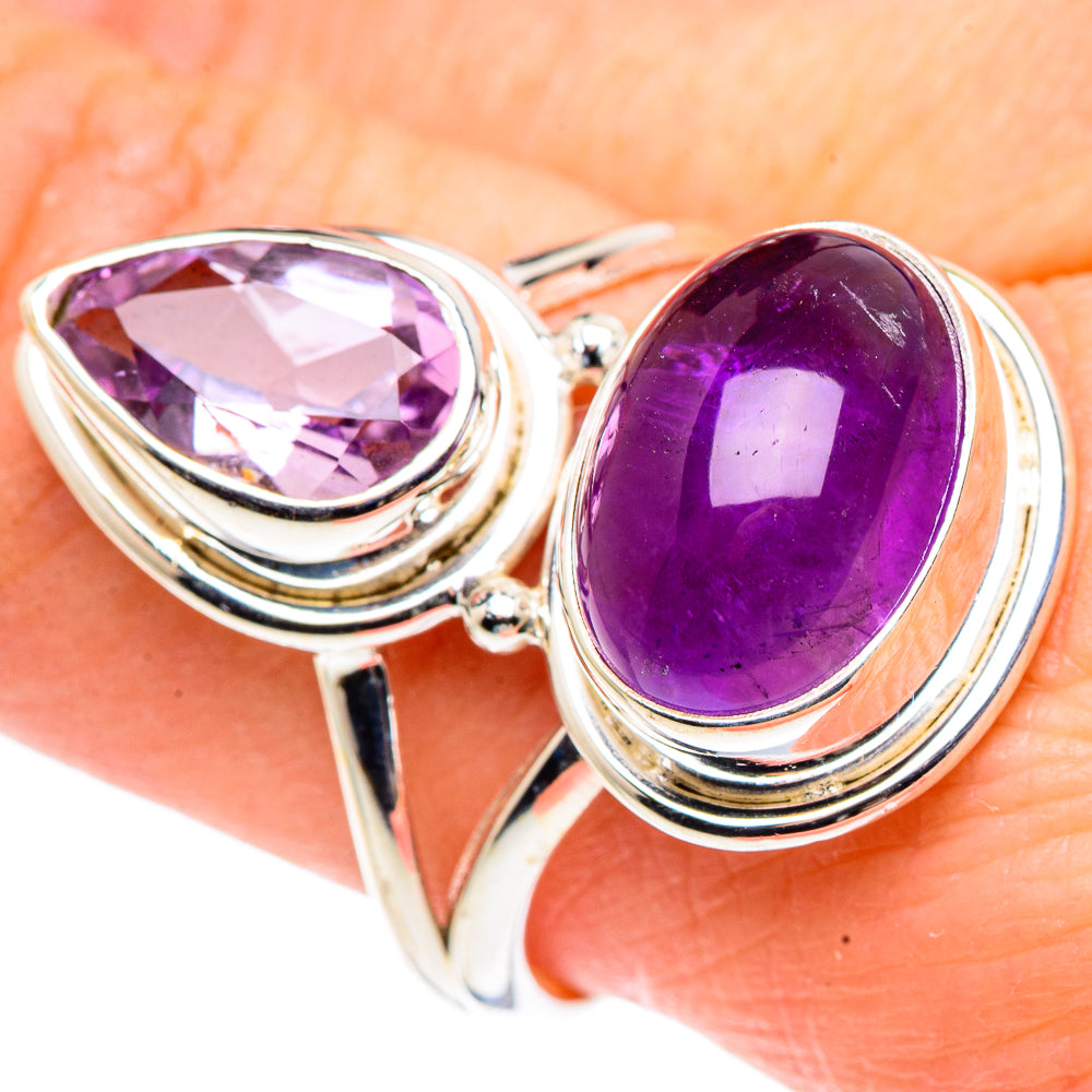 Amethyst Rings handcrafted by Ana Silver Co - RING91599