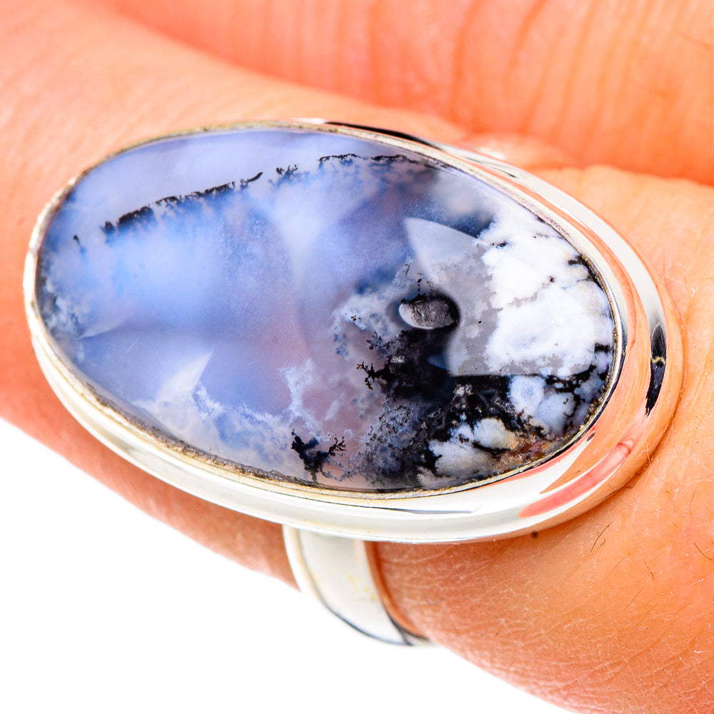 Dendritic Opal Rings handcrafted by Ana Silver Co - RING91602
