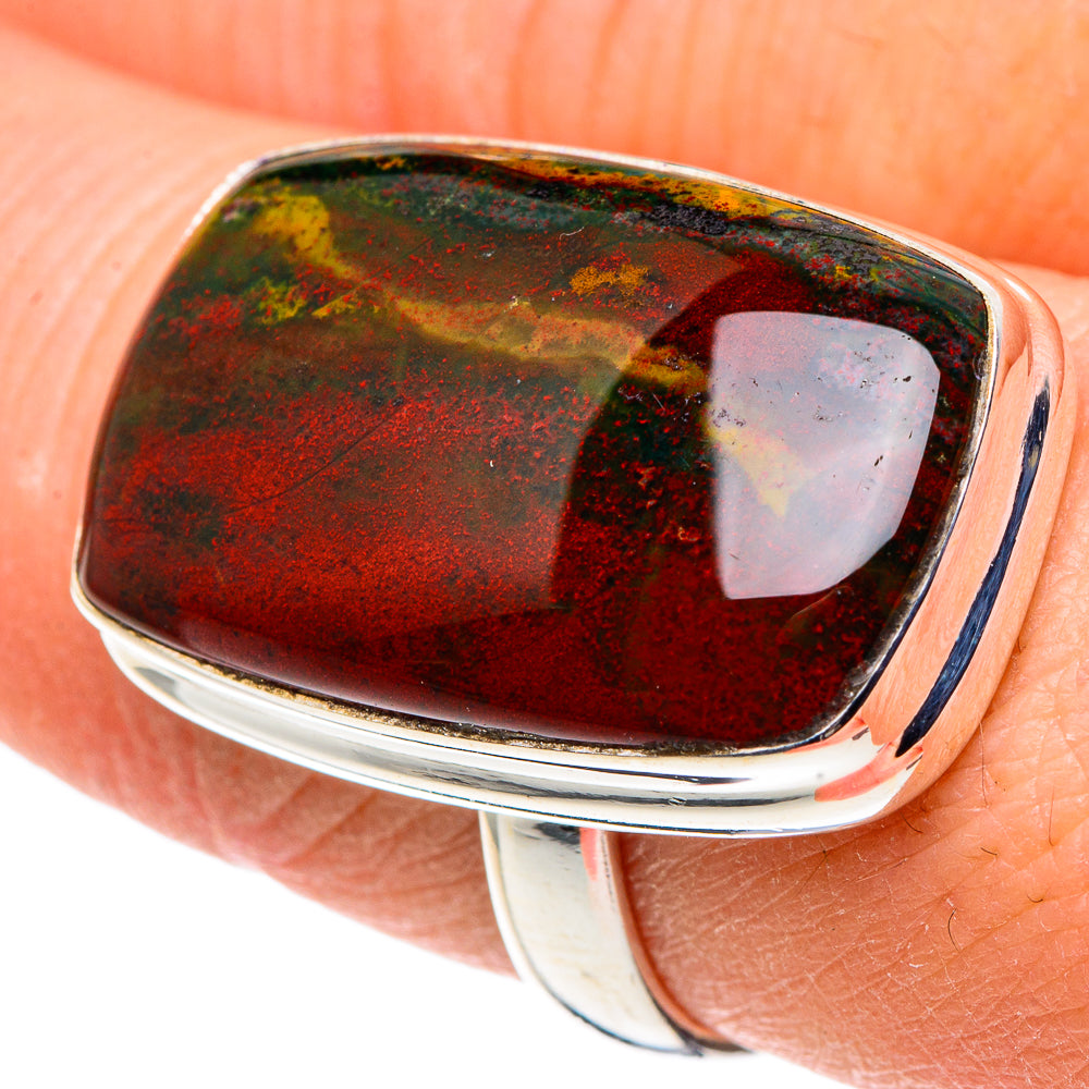 Bloodstone Rings handcrafted by Ana Silver Co - RING91607