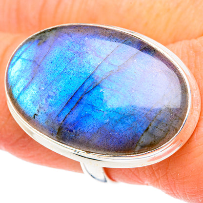 Labradorite Rings handcrafted by Ana Silver Co - RING91611