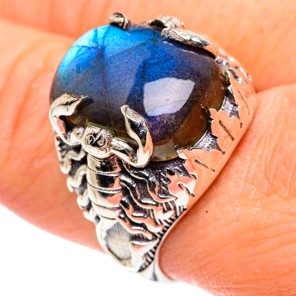 Labradorite Rings handcrafted by Ana Silver Co - RING91614