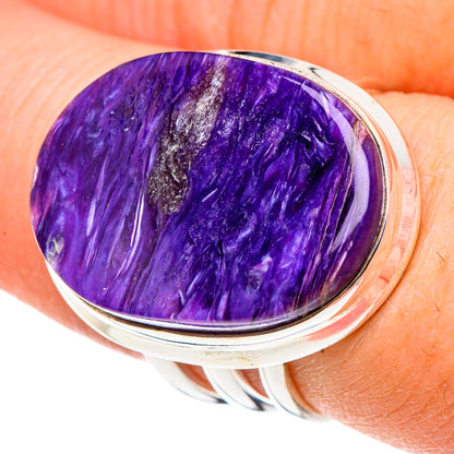 Charoite Rings handcrafted by Ana Silver Co - RING91620