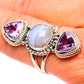 Blue Lace Agate Rings handcrafted by Ana Silver Co - RING91622