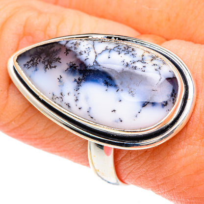 Dendritic Opal Rings handcrafted by Ana Silver Co - RING91640