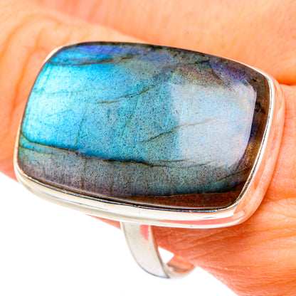 Labradorite Rings handcrafted by Ana Silver Co - RING91647