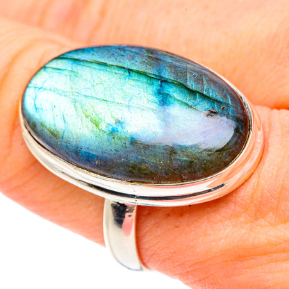 Labradorite Rings handcrafted by Ana Silver Co - RING91655