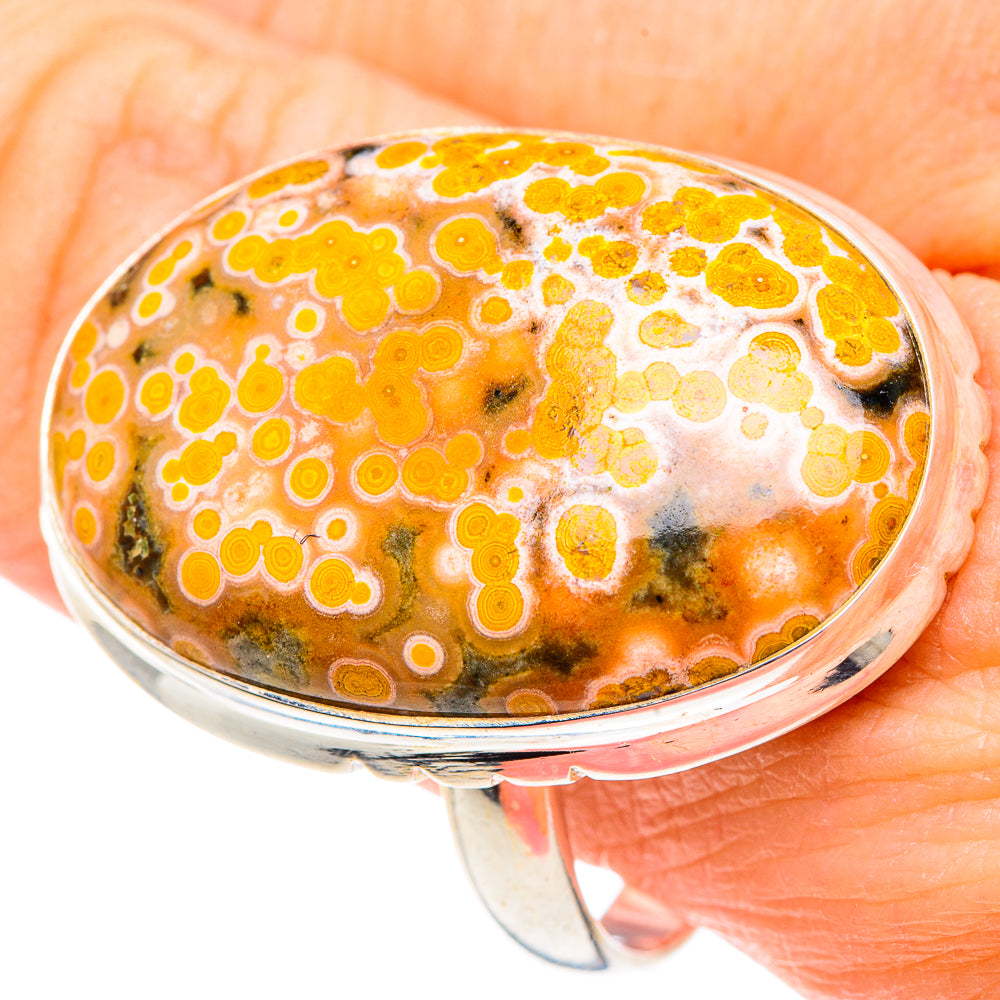 Ocean Jasper Rings handcrafted by Ana Silver Co - RING91663