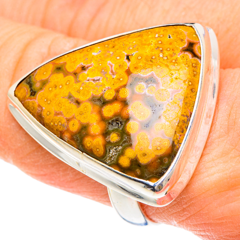 Ocean Jasper Rings handcrafted by Ana Silver Co - RING91664