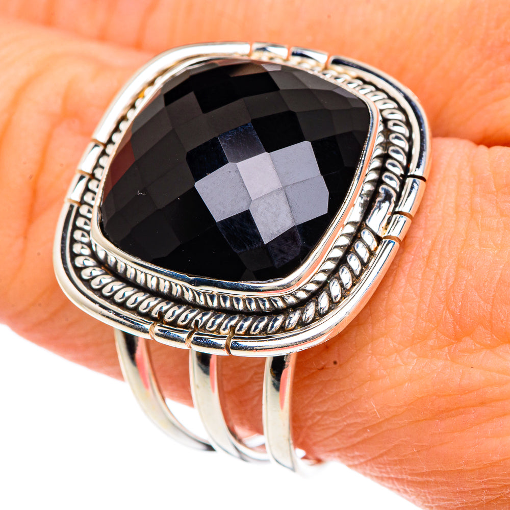 Black Onyx Rings handcrafted by Ana Silver Co - RING91678