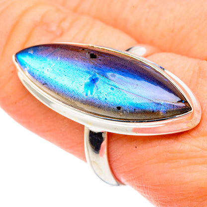 Labradorite Rings handcrafted by Ana Silver Co - RING91690