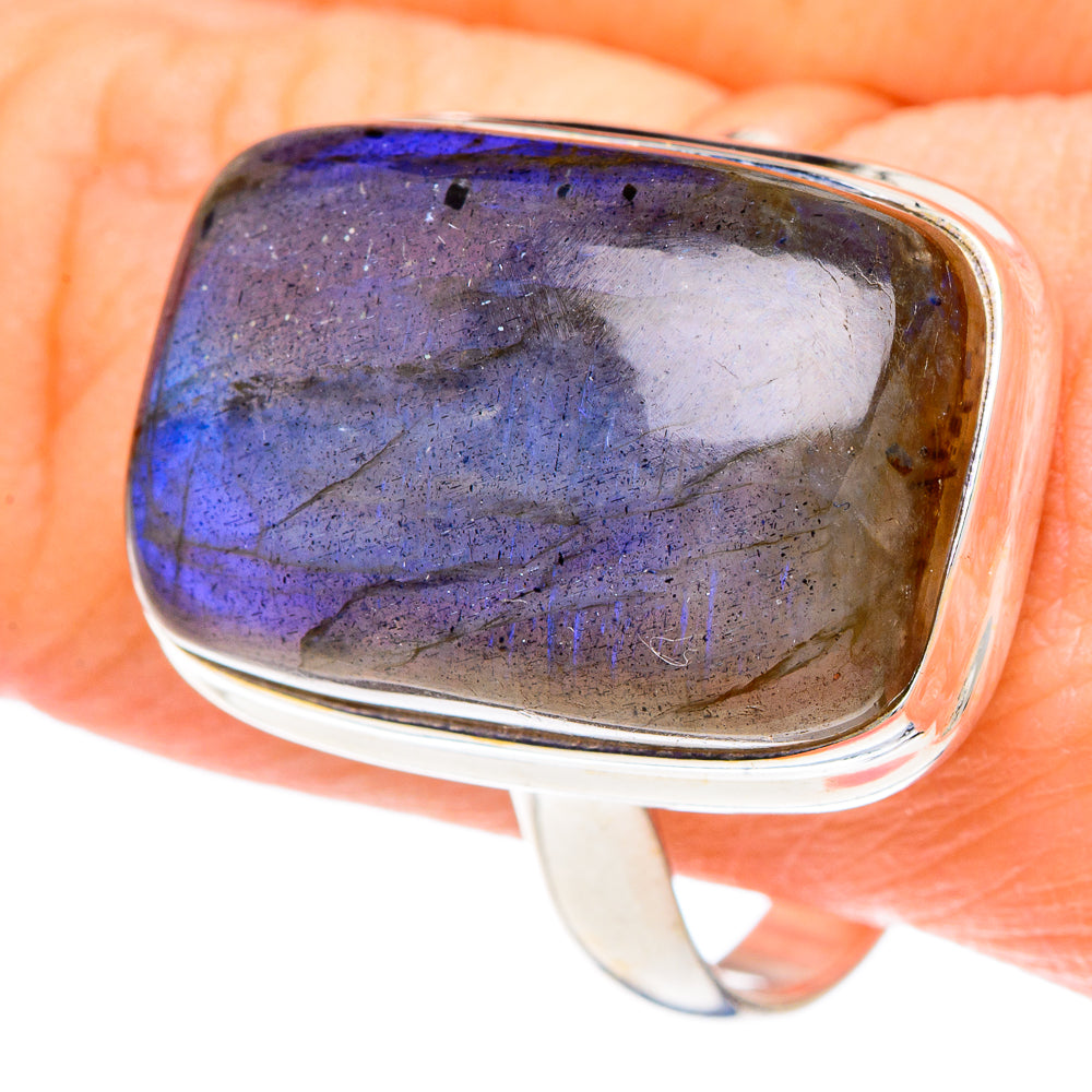 Labradorite Rings handcrafted by Ana Silver Co - RING91692