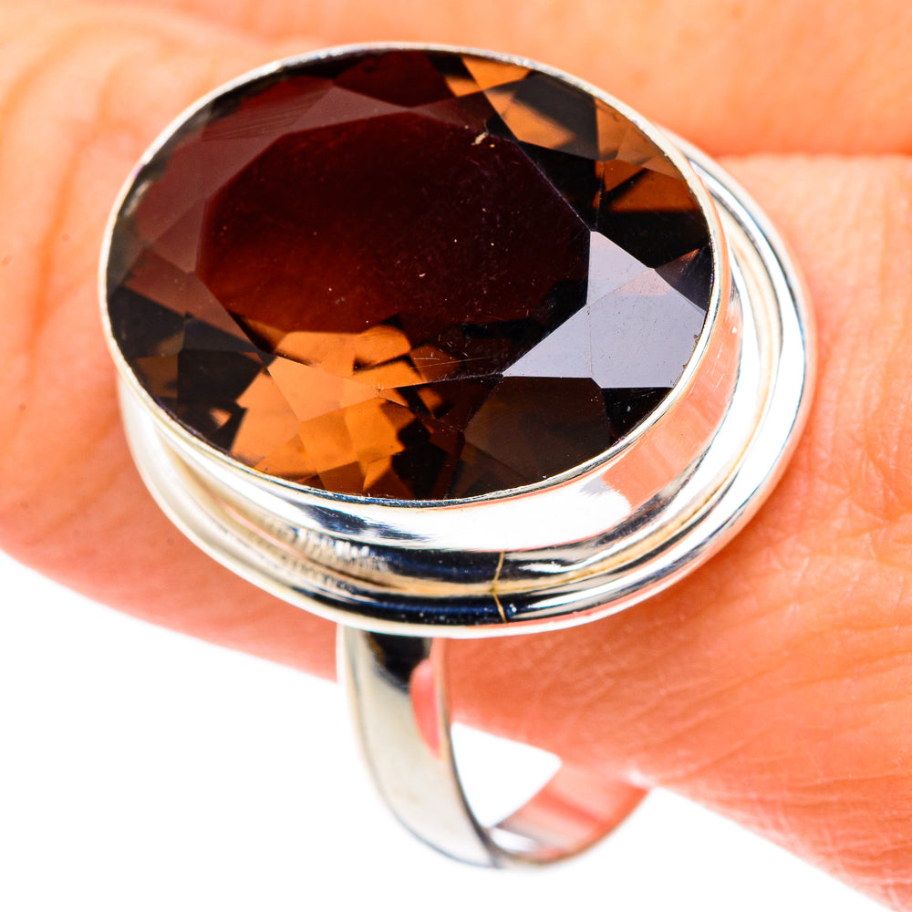 Smoky Quartz Rings handcrafted by Ana Silver Co - RING91696