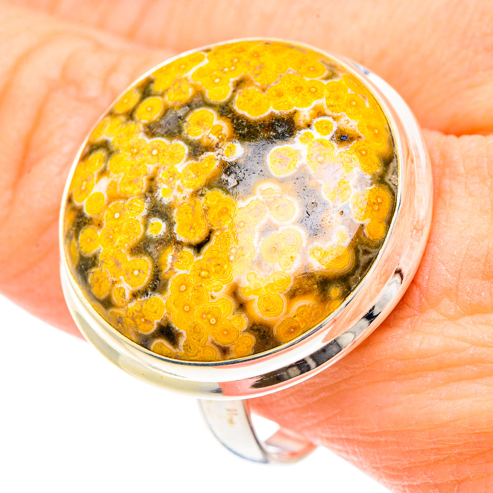 Ocean Jasper Rings handcrafted by Ana Silver Co - RING91699