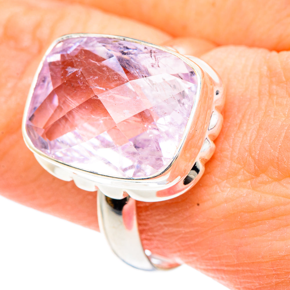 Kunzite Rings handcrafted by Ana Silver Co - RING91703