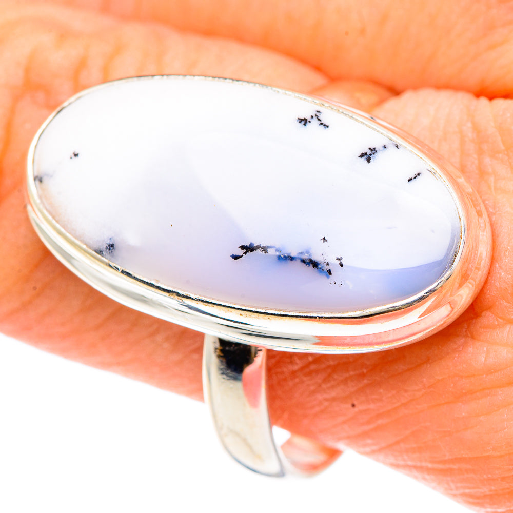 Dendritic Opal Rings handcrafted by Ana Silver Co - RING91709