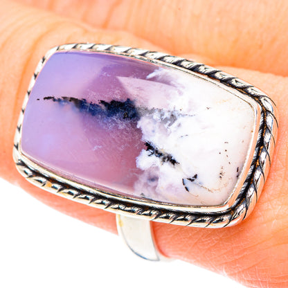 Dendritic Opal Rings handcrafted by Ana Silver Co - RING91710