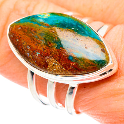 Peruvian Opal Rings handcrafted by Ana Silver Co - RING91715