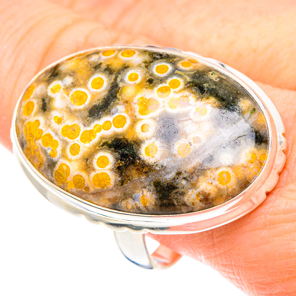 Ocean Jasper Rings handcrafted by Ana Silver Co - RING91719