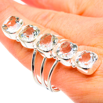 White Quartz Rings handcrafted by Ana Silver Co - RING91733