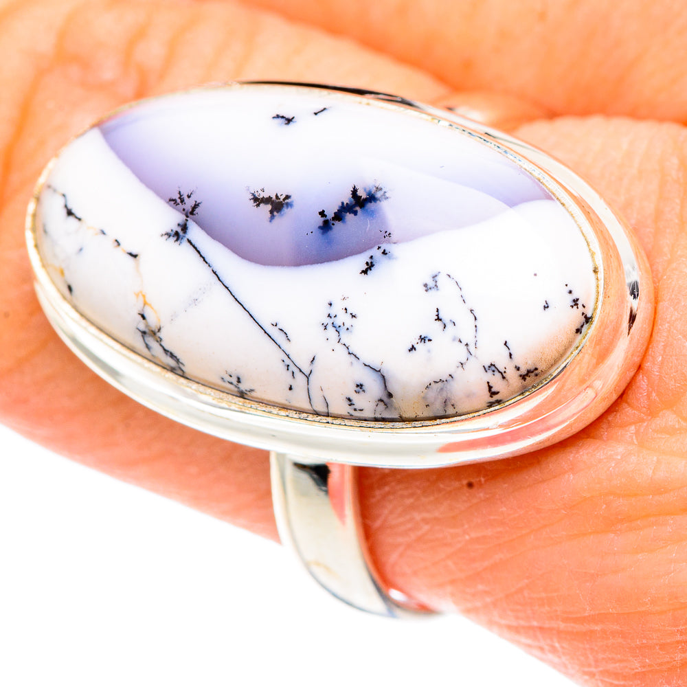 Dendritic Opal Rings handcrafted by Ana Silver Co - RING91734