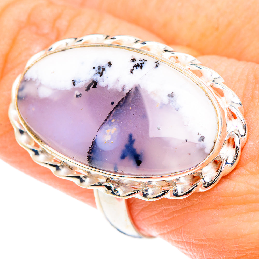 Dendritic Opal Rings handcrafted by Ana Silver Co - RING91735