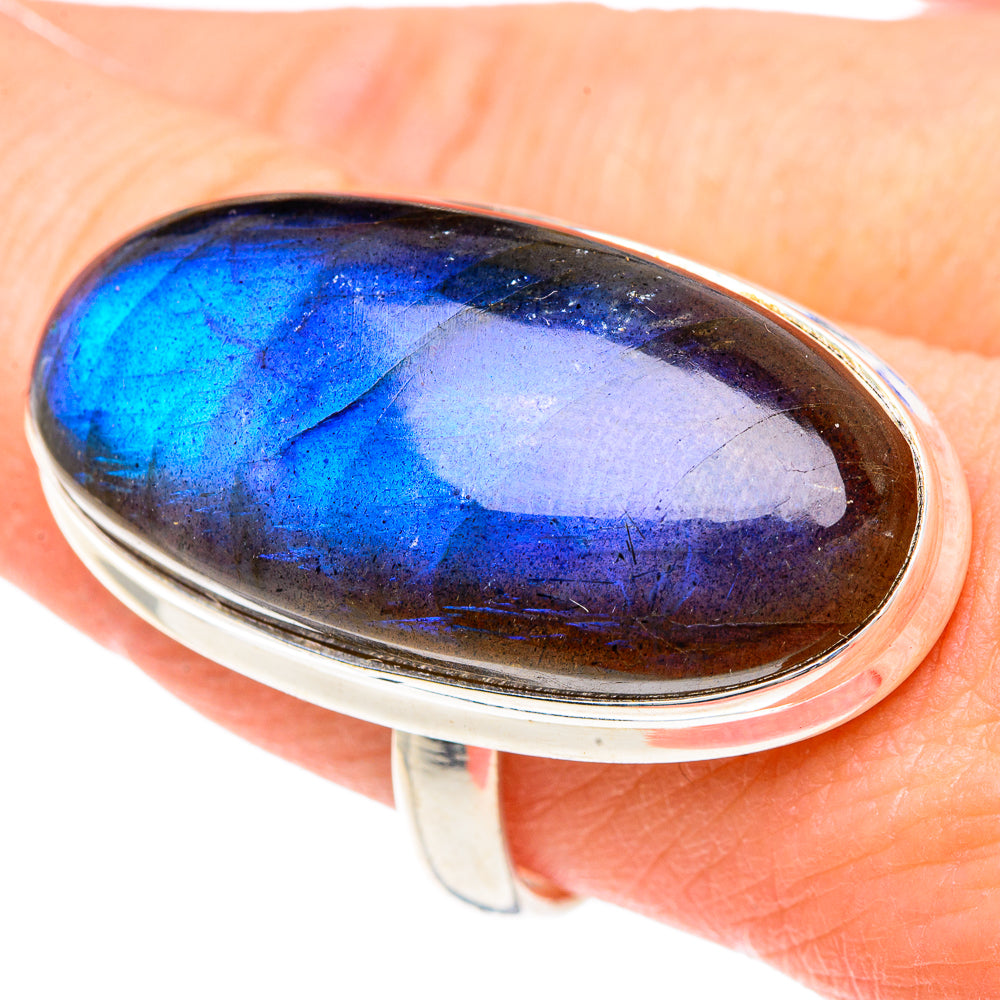 Labradorite Rings handcrafted by Ana Silver Co - RING91737