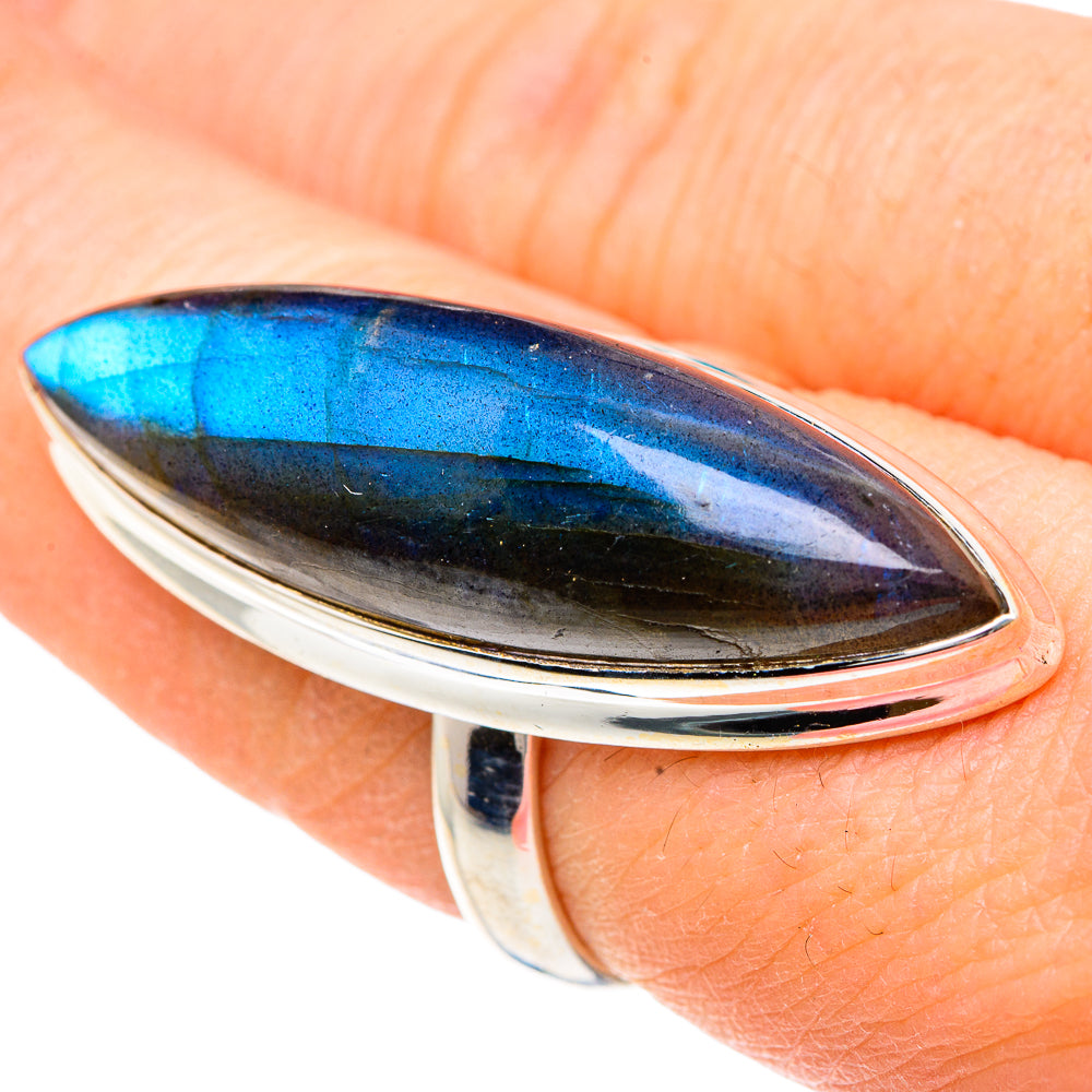 Labradorite Rings handcrafted by Ana Silver Co - RING91738