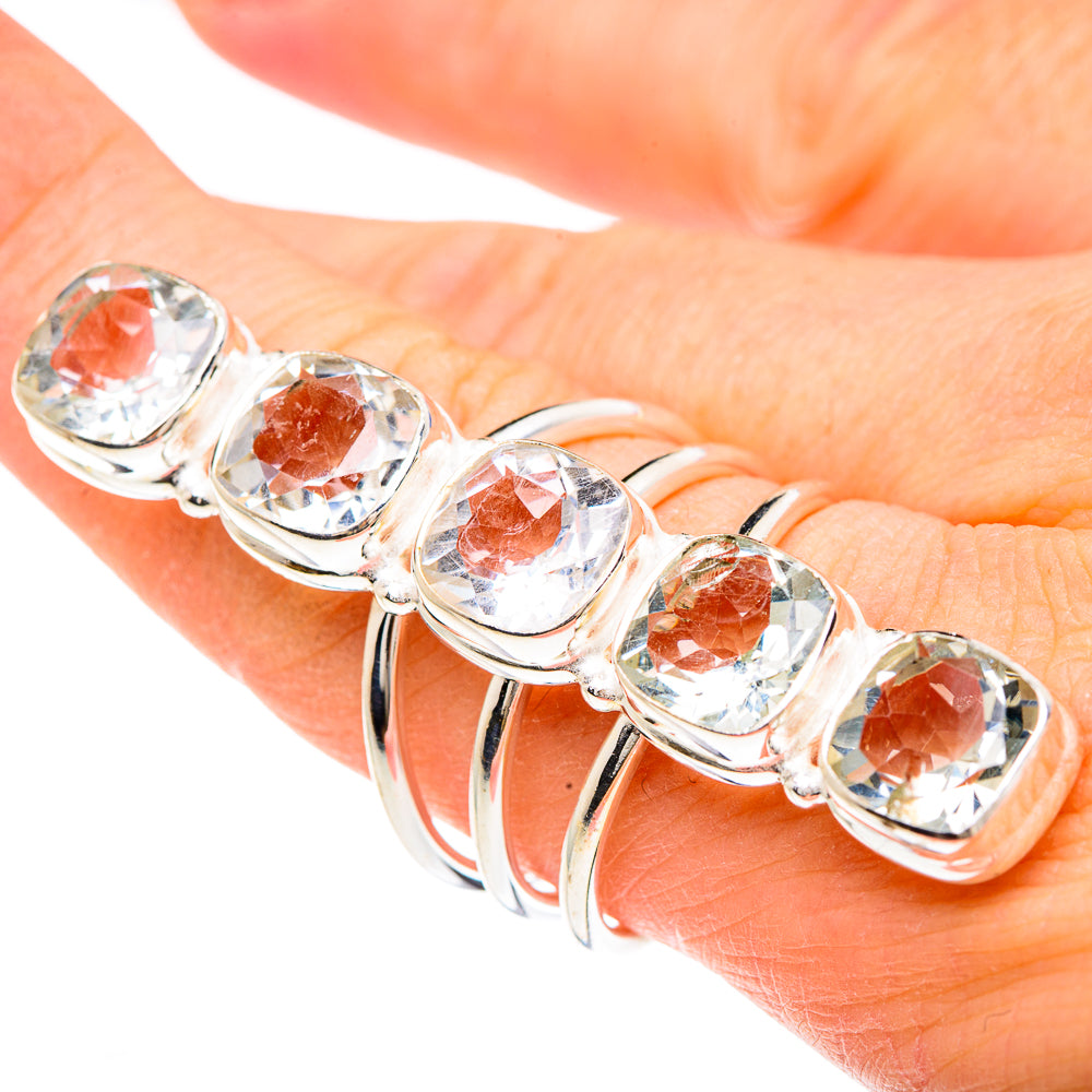 White Quartz Rings handcrafted by Ana Silver Co - RING91741