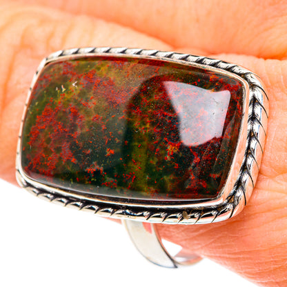 Bloodstone Rings handcrafted by Ana Silver Co - RING91742