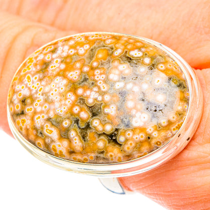 Ocean Jasper Rings handcrafted by Ana Silver Co - RING91743