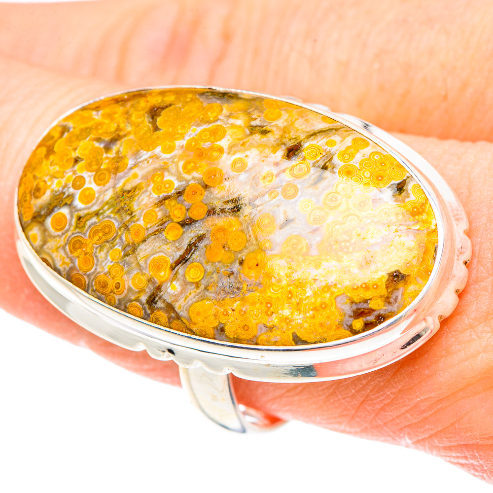Ocean Jasper Rings handcrafted by Ana Silver Co - RING91745