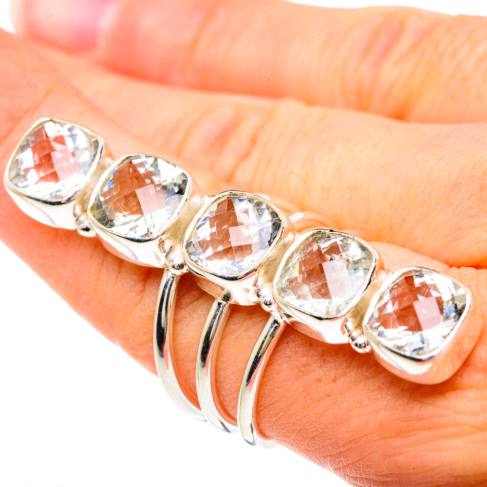 White Quartz Rings handcrafted by Ana Silver Co - RING91746