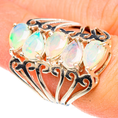 Ethiopian Opal Rings handcrafted by Ana Silver Co - RING91760