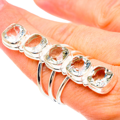 White Quartz Rings handcrafted by Ana Silver Co - RING91761