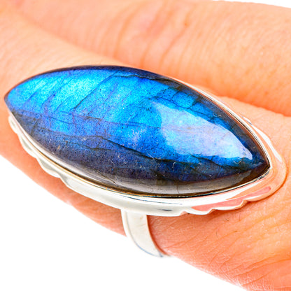 Labradorite Rings handcrafted by Ana Silver Co - RING91763