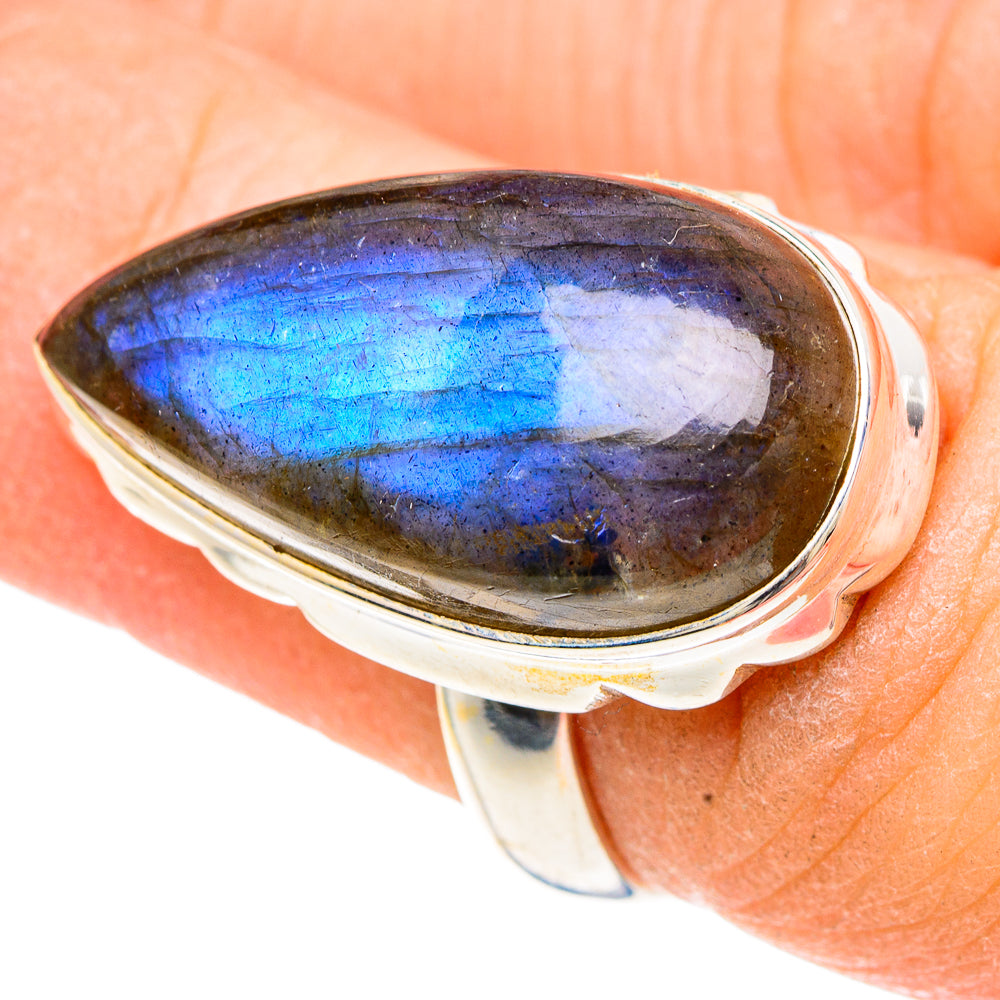 Labradorite Rings handcrafted by Ana Silver Co - RING91764