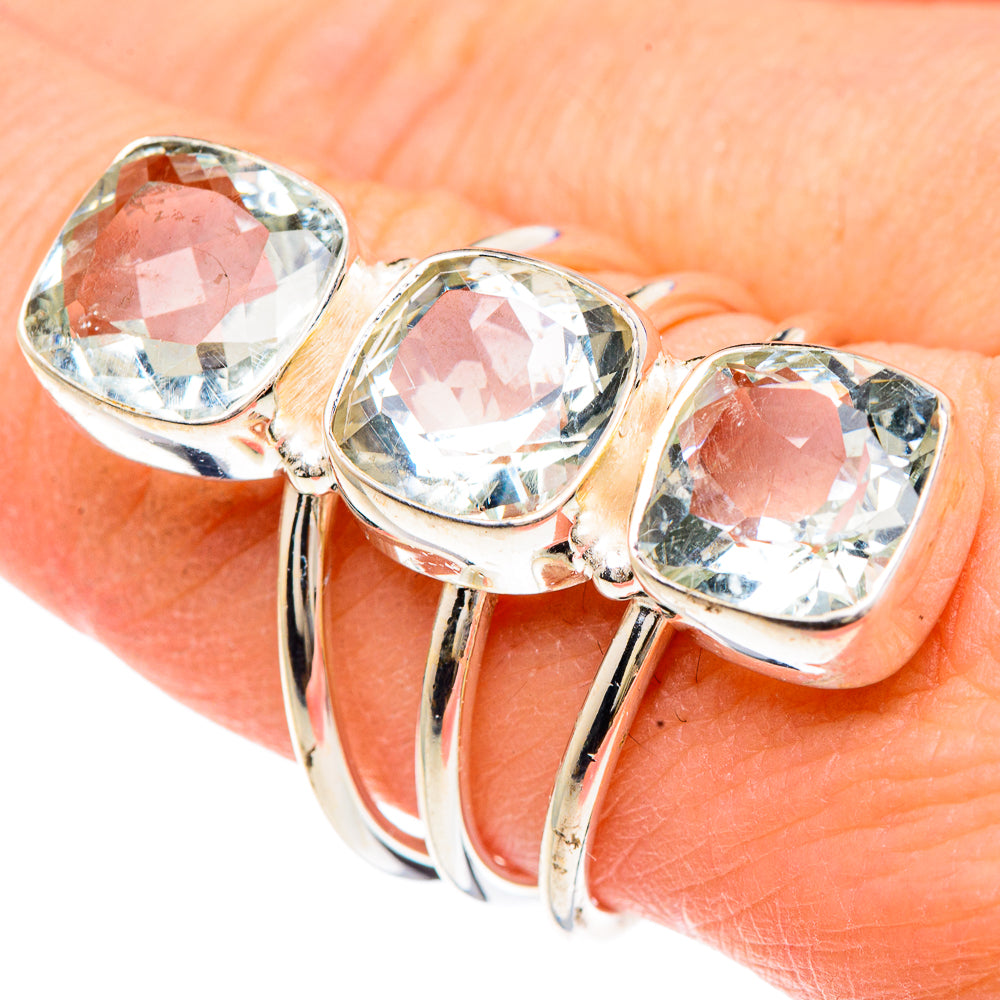 White Quartz Rings handcrafted by Ana Silver Co - RING91768