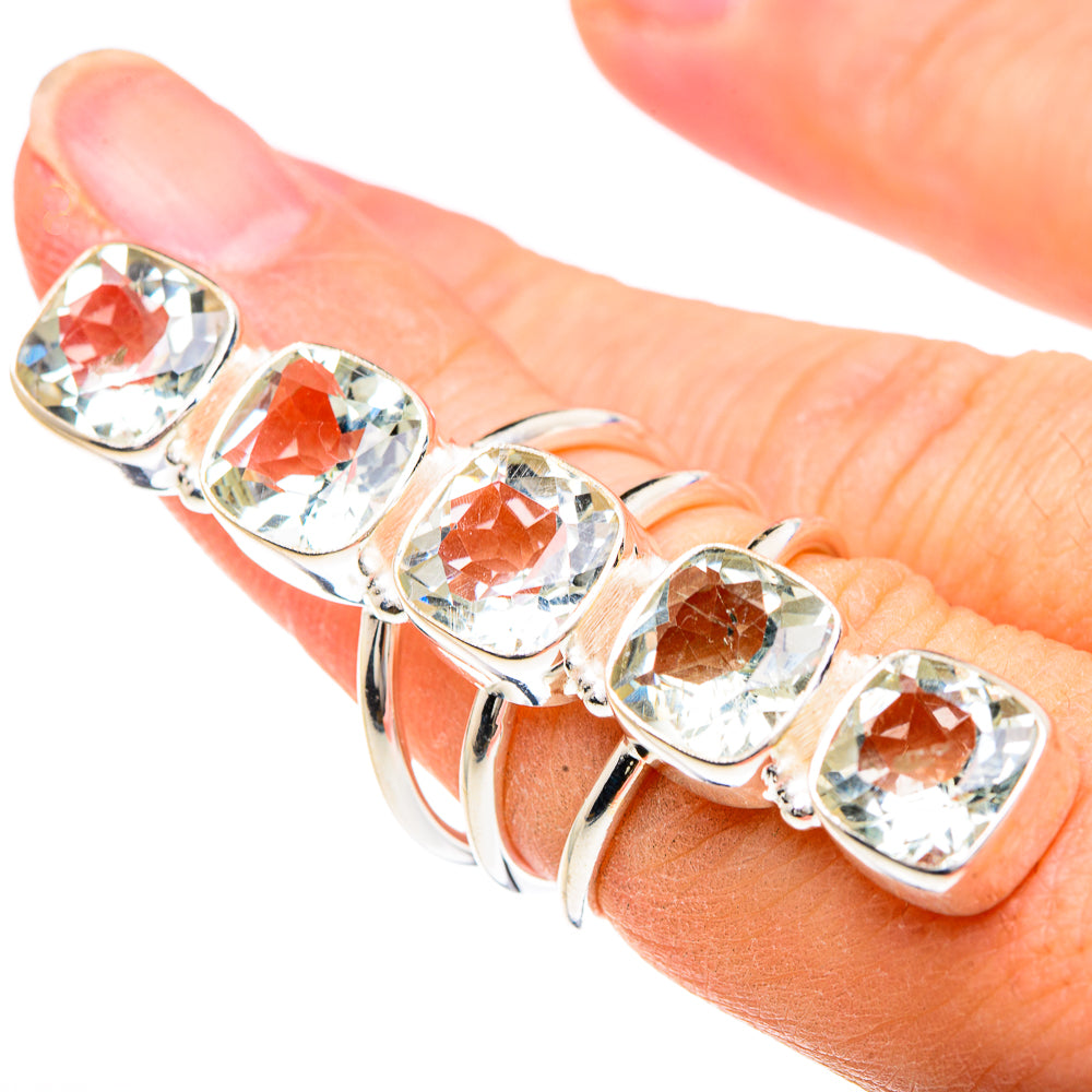 White Quartz Rings handcrafted by Ana Silver Co - RING91773