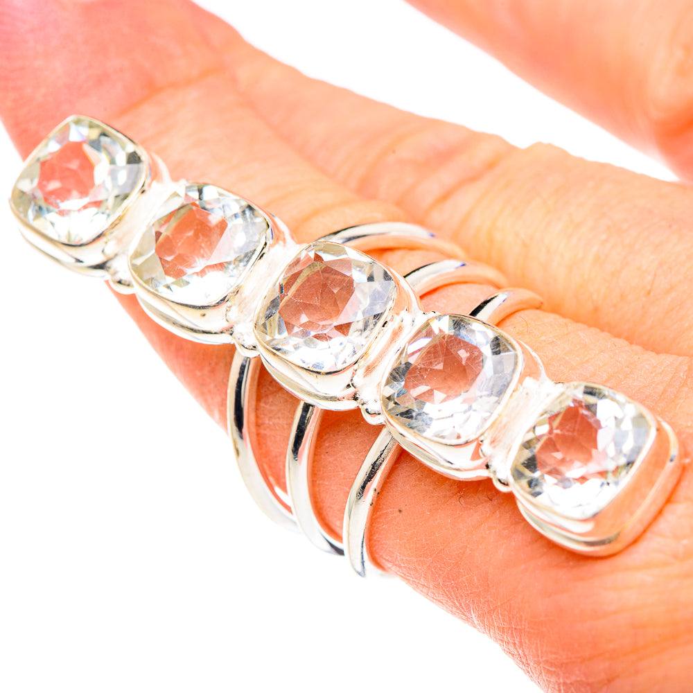 White Quartz Rings handcrafted by Ana Silver Co - RING91777