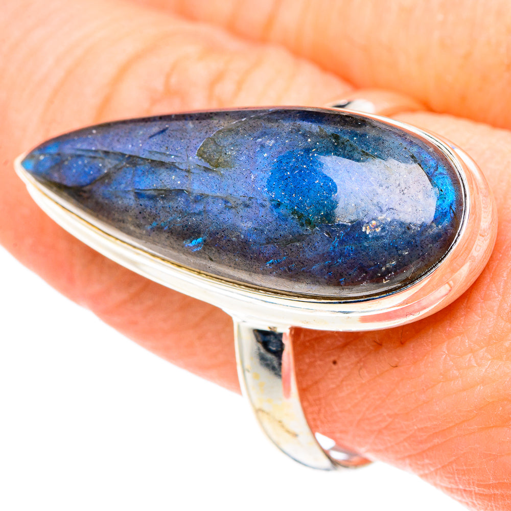 Labradorite Rings handcrafted by Ana Silver Co - RING91778