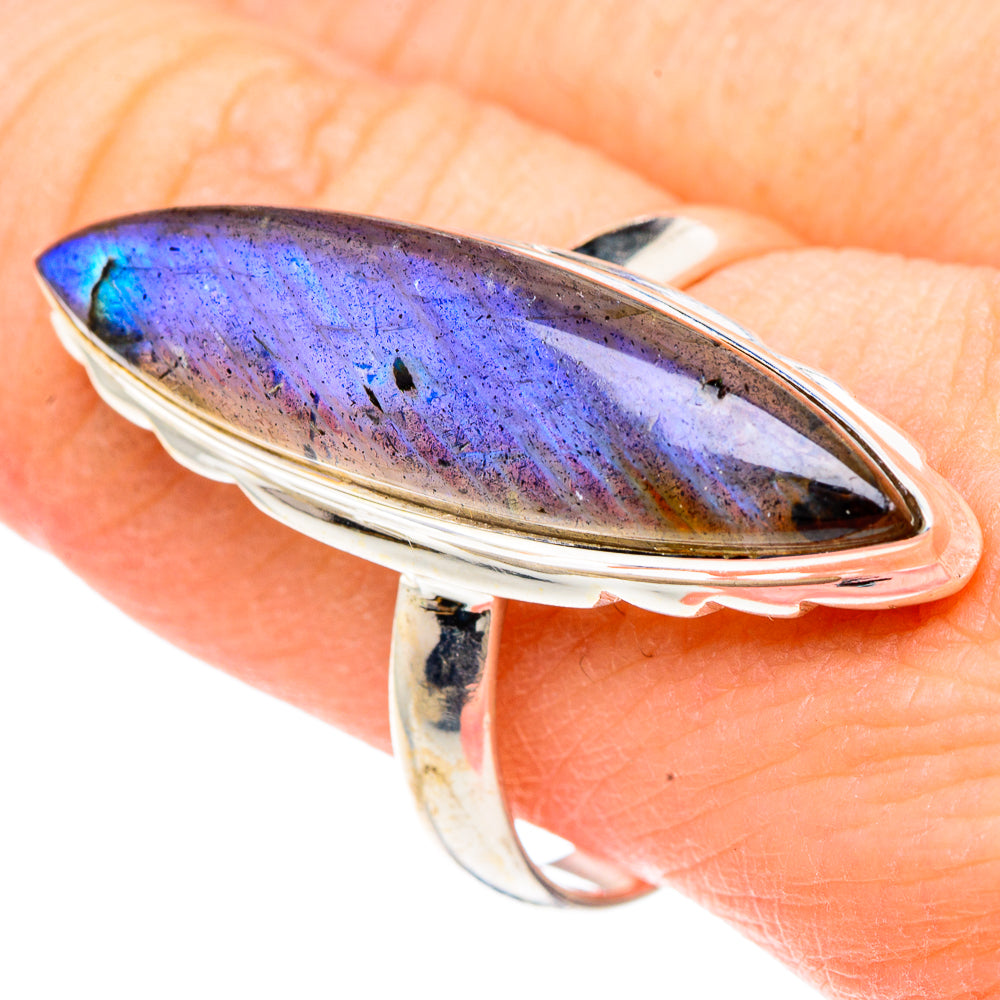 Labradorite Rings handcrafted by Ana Silver Co - RING91779