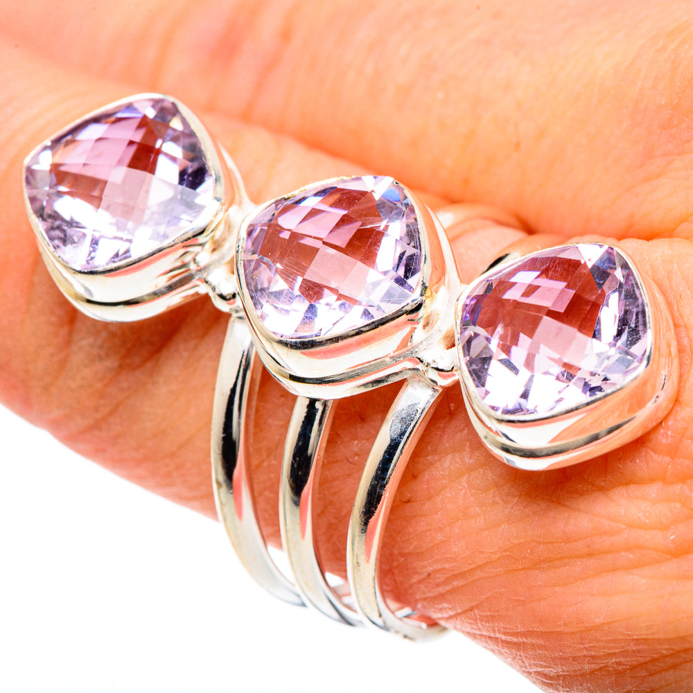 Kunzite Rings handcrafted by Ana Silver Co - RING91781