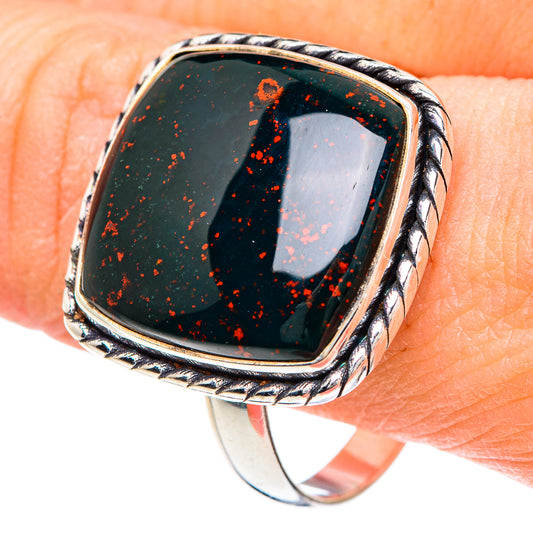 Bloodstone Rings handcrafted by Ana Silver Co - RING91784