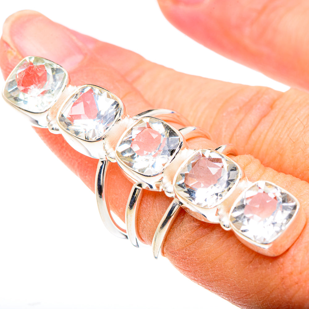White Quartz Rings handcrafted by Ana Silver Co - RING91785