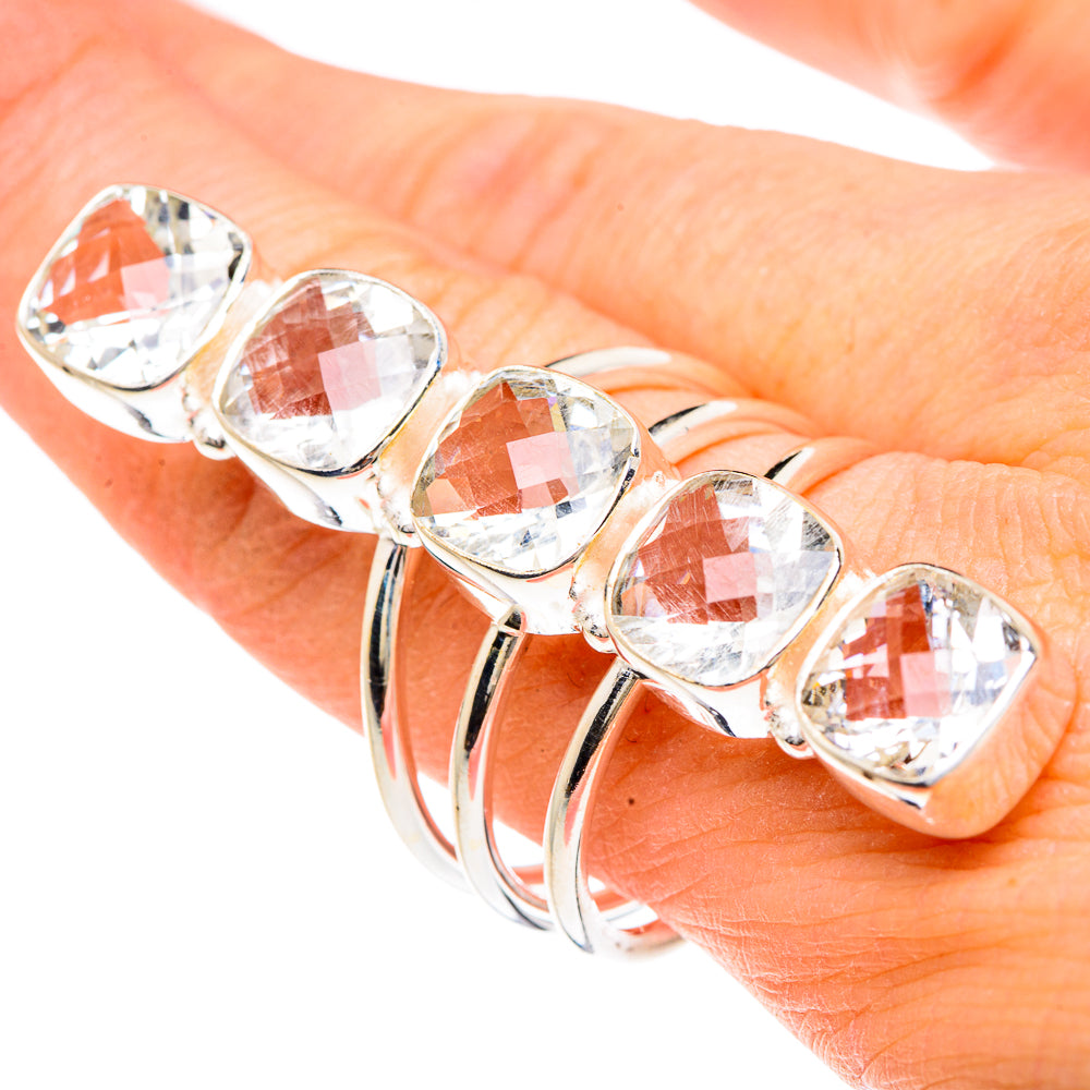 White Quartz Rings handcrafted by Ana Silver Co - RING91788