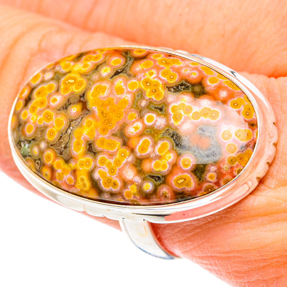 Ocean Jasper Rings handcrafted by Ana Silver Co - RING91789
