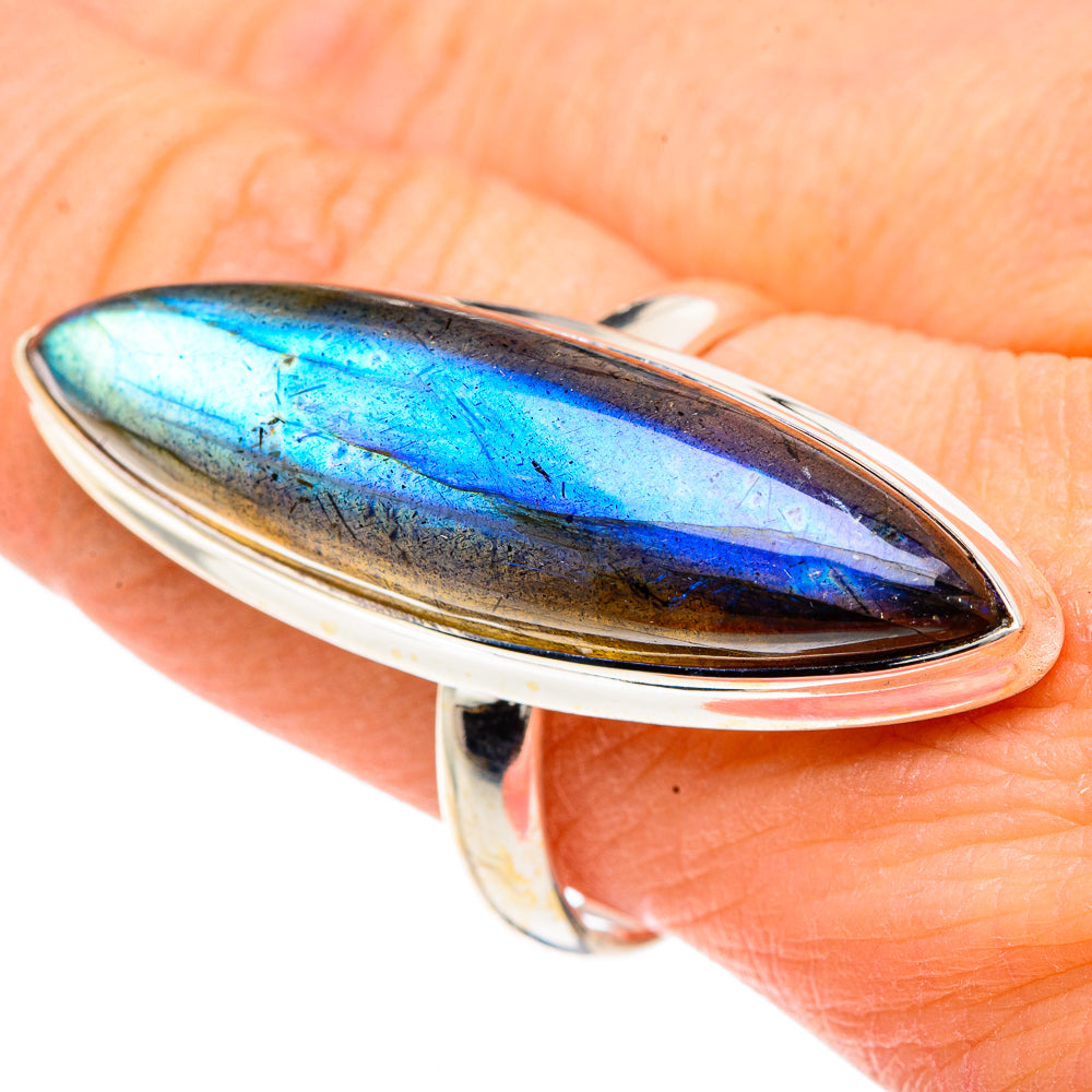 Labradorite Rings handcrafted by Ana Silver Co - RING91791