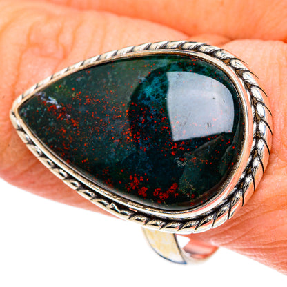 Bloodstone Rings handcrafted by Ana Silver Co - RING91796