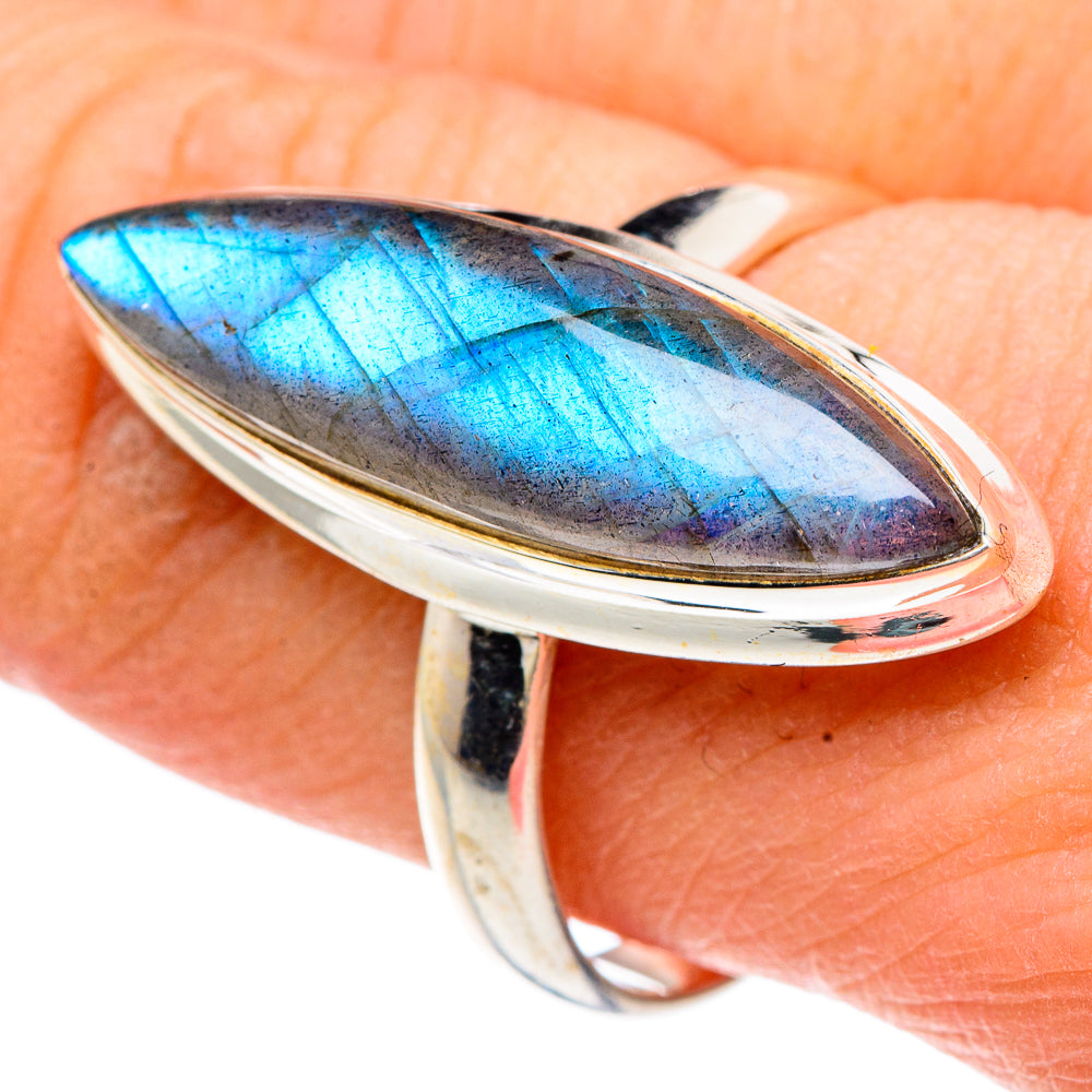 Labradorite Rings handcrafted by Ana Silver Co - RING91800
